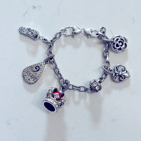 RETIRED BRIGHTON BRACELET WITH 6 CHARMS - Picture 2 of 9
